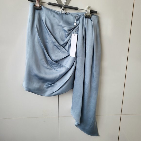 SIMKHAI ! Mae Draped Mini Skirt - Picture 2 of 12